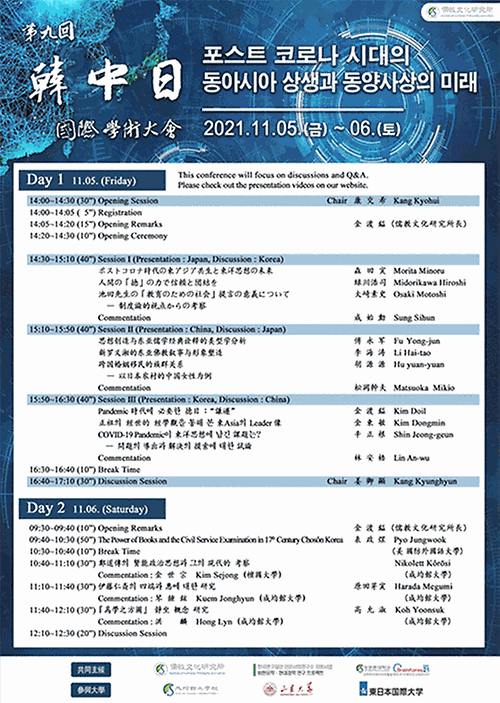 The 9th Korea/China/Japan international conference